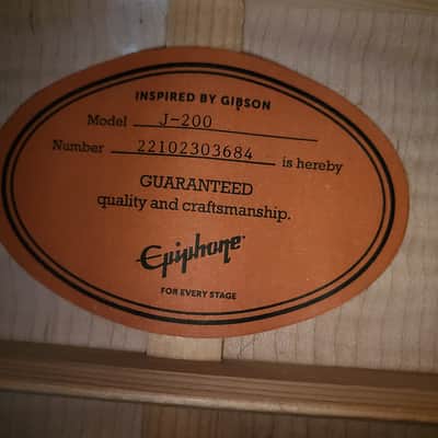 Epiphone Inspired by Gibson J-200 Acoustic Electric Guitar image 13