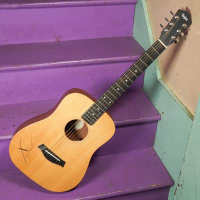 2003 Taylor Baby Travel Guitar w/Tim McGraw Signature (VIDEO! Fresh Setup, Ready) image 1