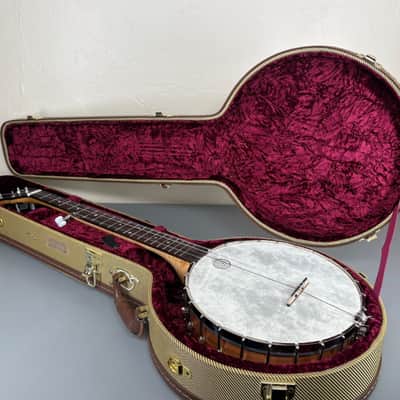 Handcrafted Open-Back Banjo with Hard Case image 1