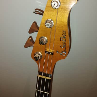 SusBass Custom Jazz Bass Bartolini 9J1 Gotoh Hipshot Ultralite Alder Body Macassar Ebony Fingerboard Full Setup 8.8 lbs image 5