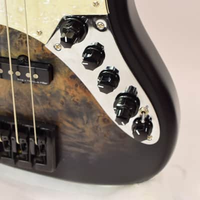 Sire Marcus Miller V7 Swamp Ash Reissue 5-String Bass Guitar, Transparent Black Satin image 5