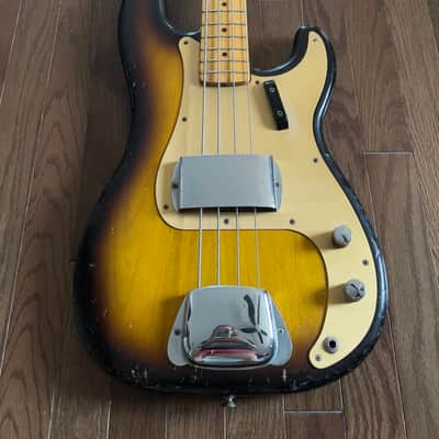 1957 Fender Precision Bass Sunburst P-bass image 4