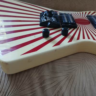 Rare 1985 Ibanez X Series DT380 Destroyer - Rising Sun graphics image 10