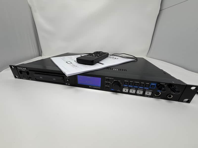 TASCAM SS-CDR200 CD-RW Recorder 2010s - Black