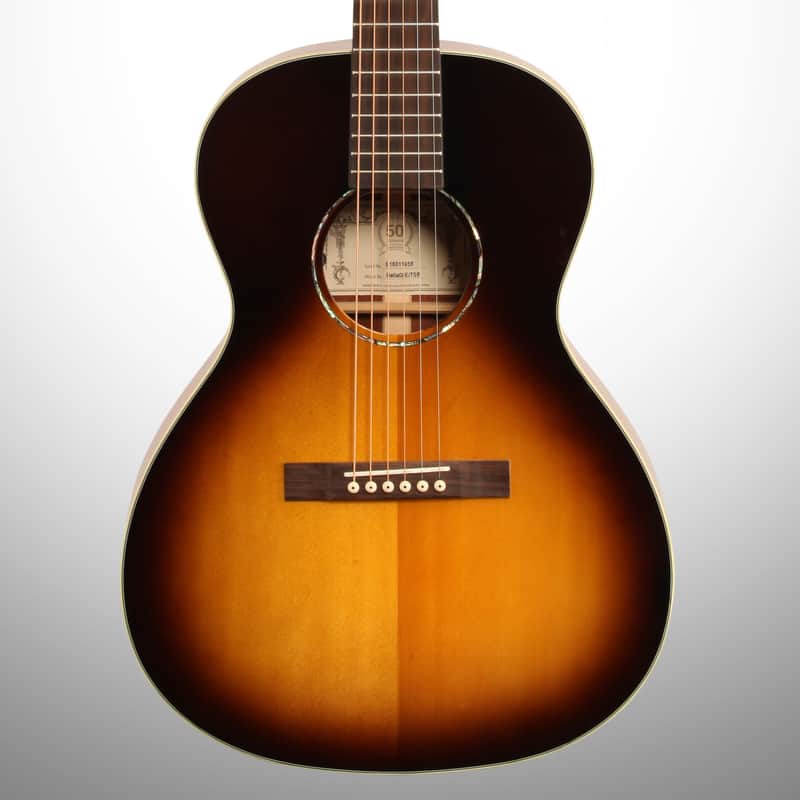Alvarez Delta-00E Grand Concert with Electronics Tobacco Sunburst image 1