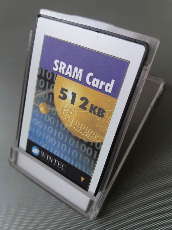 Wintec SRAM Card 512KB PC Card image 1