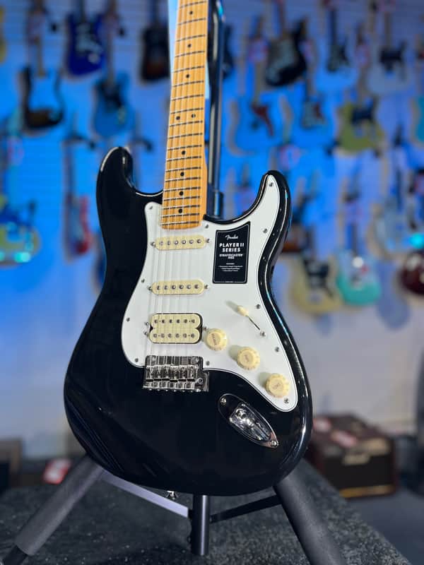 Fender Player II Stratocaster HSS Electric Guitar - Black with Maple Fingerboard Auth Deal Free Ship! 310 FREE PLEK! image 1