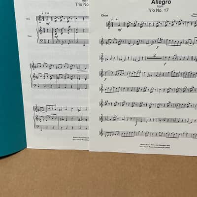 George Druschetzky Allegro from Trio No. 17 Oboe Solo image 2