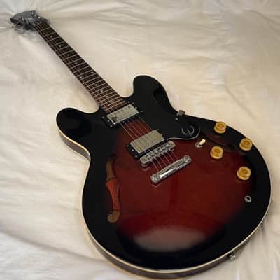 Vintage 1998 Epiphone Dot (Gibson 335) - Made in Korea (MIK) - Cinnamon Burst - Free Pro Setup image 14