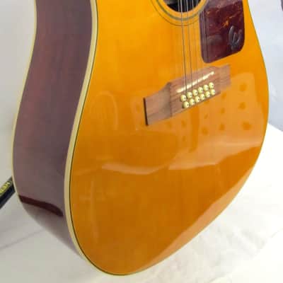 Used Epiphone FT-112 Bard "Oh Pretty Woman" Roy Orbison 12 String Acoustic w/ Hard Case image 11