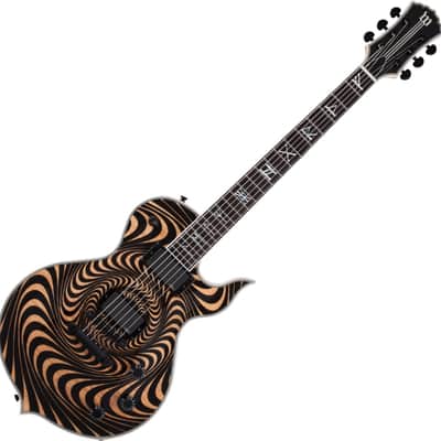 Wylde Audio Odin Grail Psychic Bullseye Raw Top Guitar image 1