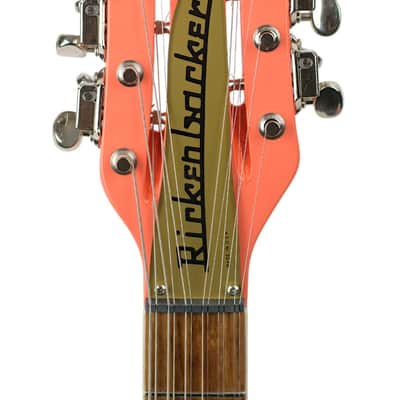 New Rickenbacker TRG Limited Edition 360/12 12-String Coralglo w/Checkerboard Top and Back Binding #2539758 image 5
