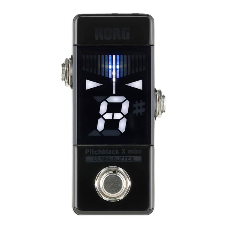 Korg PBXMINI Pitchblack X Mini Chromatic Pedal Tuner (Black) with Ultra Buffer image 1