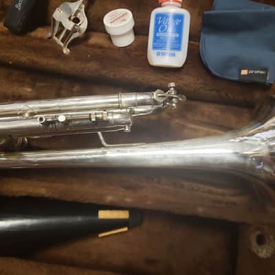 Cheap Bach Stradivarius 180S37 Silver Trumpet--Chem Cleaned, Serviced, Extras! image 8