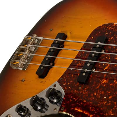 Fender Fretless Jazz Bass 3-Tone Sunburst (Pre-Owned, 1972, VG+) #350058 image 5