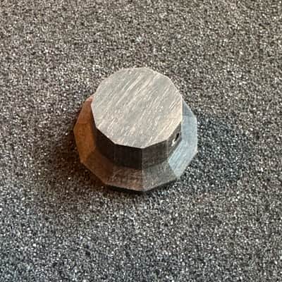 Guilford Gabon Ebony 1122 Facet Cut Volume/Tone potentiometer knob - 1.5mm set Screw / 6mm shaft - 1 Knob image 2