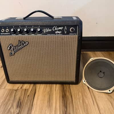 Fender Vibro Champ 6-Watt 1x8" Guitar Combo 1965 - Black Panel - MINT w/ Original and Upgraded Speaker image 1