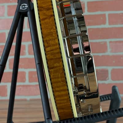 Deering Calico 5-String Banjo - Honey Amber image 13