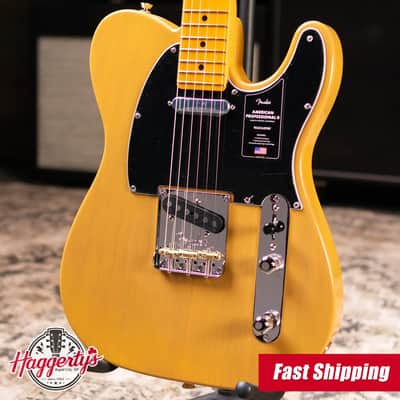 Fender American Professional II Telecaster Electric Guitar - Butterscotch Blonde with Hardshell Case image 1