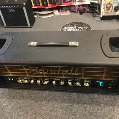 Randall T2H T2 100 watt Tube Preamp Guitar Amplifier Head Custom Gold Grill Finish and Knobs image 10