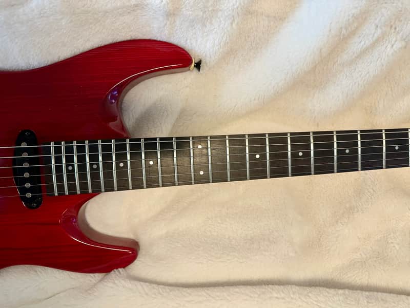 Aria Pro II Magna Series MA-38-SR , 1990s - See-Thru Red | Reverb