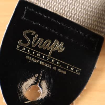 Straps Unlimited Inc. Silver Woven Guitar Strap Delray Beach Florida image 4