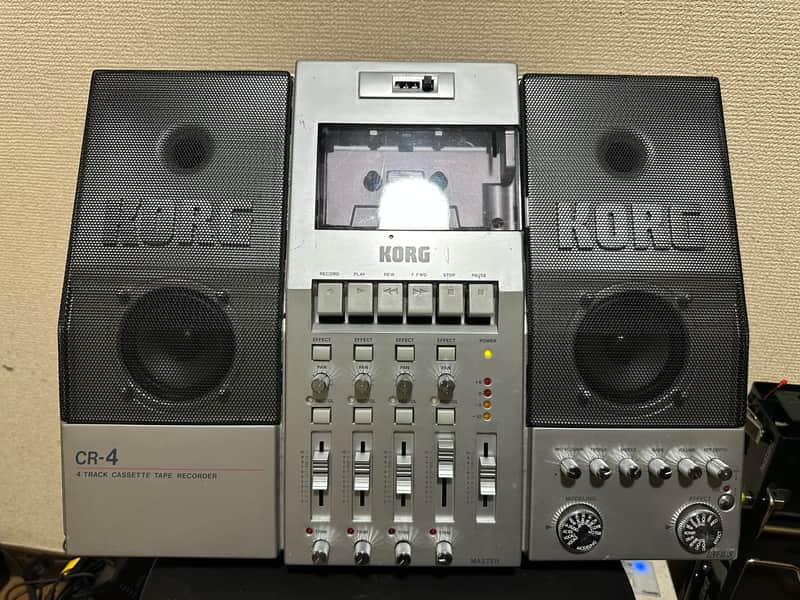 KORG  CR-4  4-Track Cassette Recorder serviced image 1