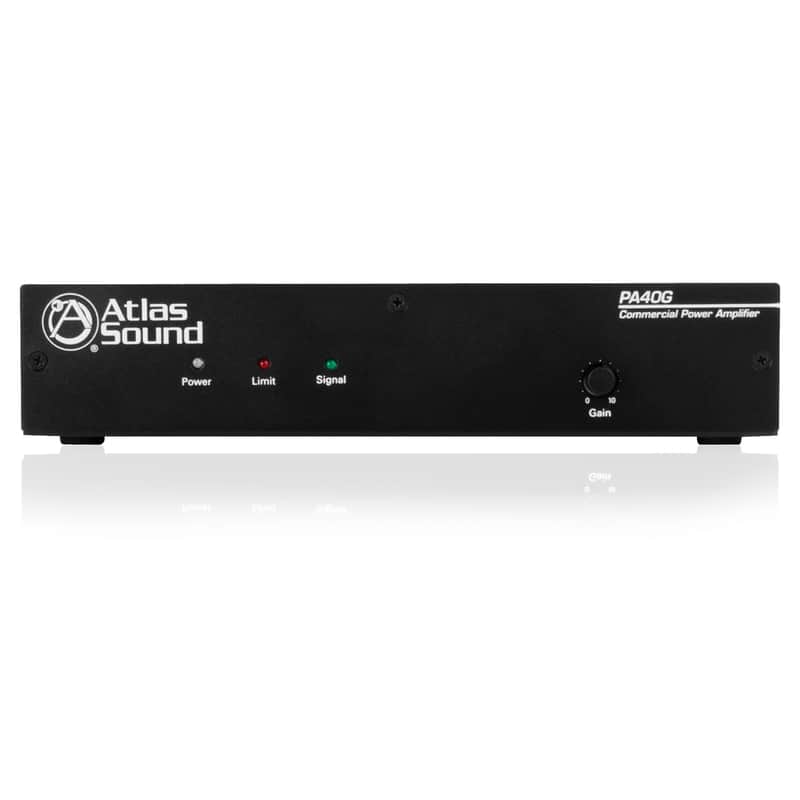 Atlas Sound PA40G 40W Single Channel Power Amplifier with Global Power Supply image 1