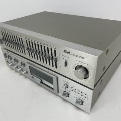 Akai EA-G80 Graphic Equalizer + AM-U04 Amplifier Set image 5
