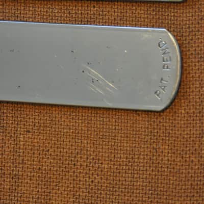 Fender 16" Tilt Back Legs Vintage Original Pat. Pend embossed on legs 1960's image 8
