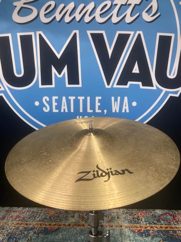 Bun E. Carlos, Cheap Trick Zildjian - 20" A Medium Thin Crash Cymbal, Used On "All Shook Up Tour", Signed! (#T 1)  Early 1980's image 1