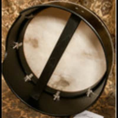 Roosebeck BTD6B 16x7" Single Bar Tuneable Sheesham Bodhran, Black. New with Full Warranty! image 2