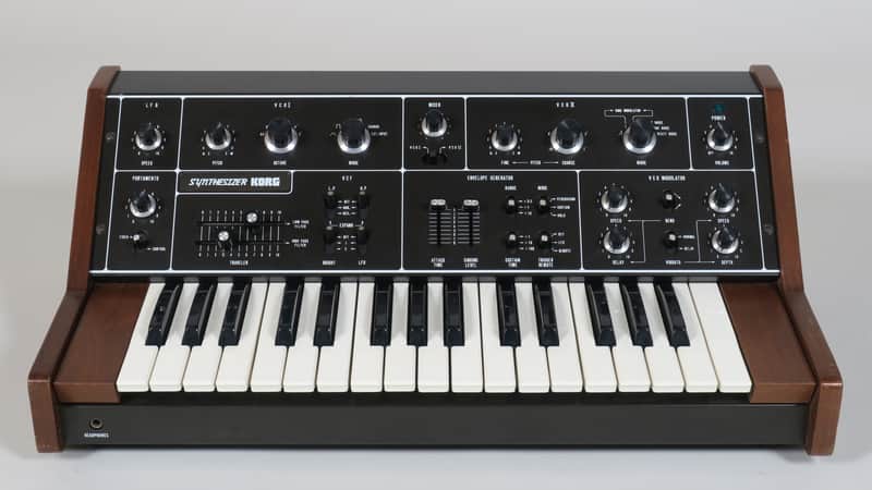 Korg 770 analog synthesizer with Hz/V, Gate and Filter Inputs + sound chart booklet (serviced) image 1