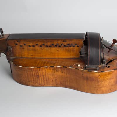 Guitar Shaped 6 String Hurdy-gurdy (maker unknown),  c. late 18th Century. image 2
