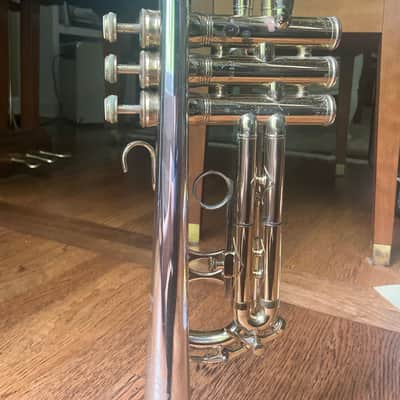 1962 King SilverSonic Symphony Trumpet Silver Sonic Symphony 1962 - Silver and Brass image 3