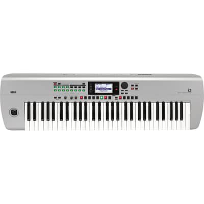 Korg i3 61-Key Arranger Keyboard (Silver)