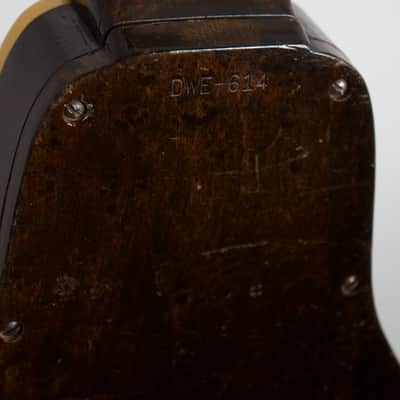 Recording King Roy Smeck Model AB104 Lap Steel Electric Guitar, made by Gibson (1938), ser. #DWE-614, original tweed hard shell case. image 12