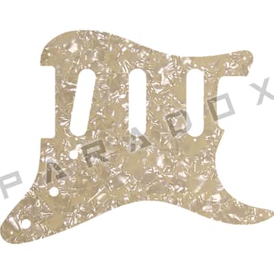 Custom Pickguard For 2019 - 2024 Made in America Fender ultra Stratocaster SSS - Cream Pearl/Cream/Black/Cream .090"