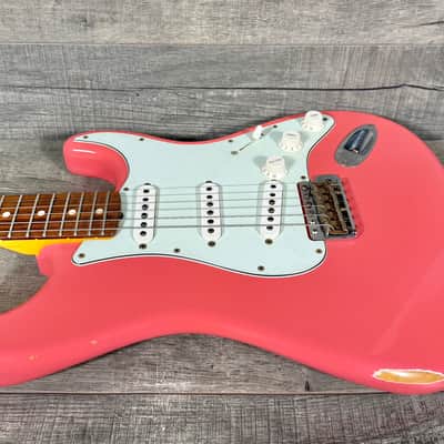 Fender Custom Shop '62 RI Stratocaster Relic 2006 - Faded Fiesta Red image 4