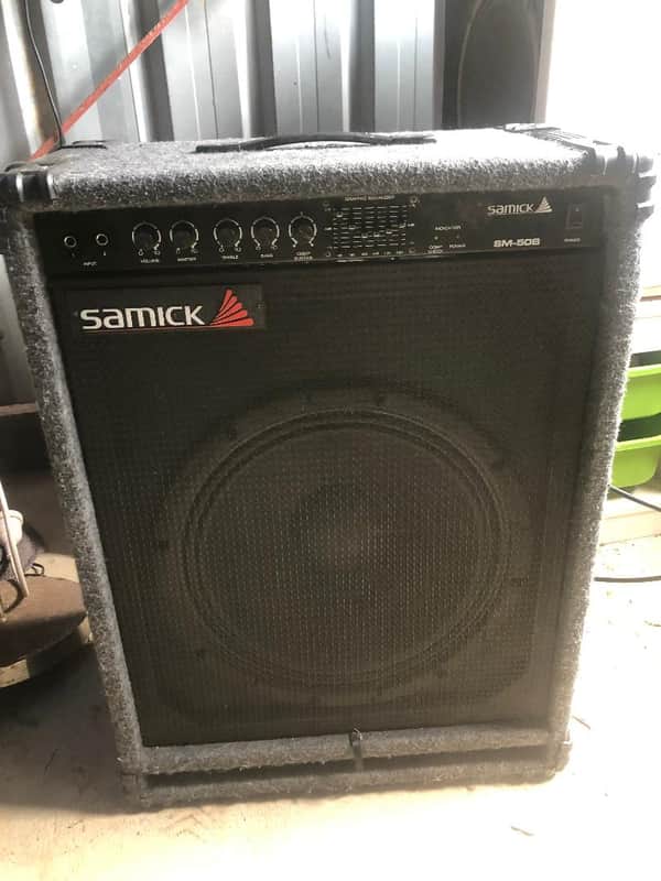 Samick SM 50B bass combo 15" speaker image 1