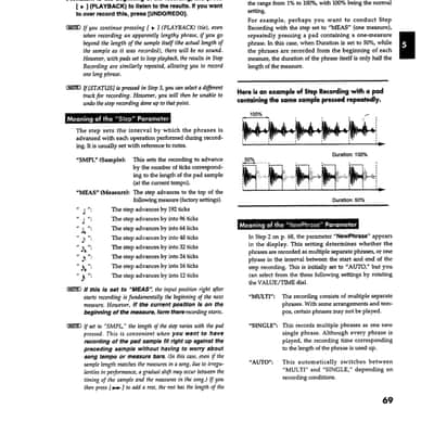 Roland SP-808 — Owners Manual User Guide Instructions — 196 Pages — USA Made image 11
