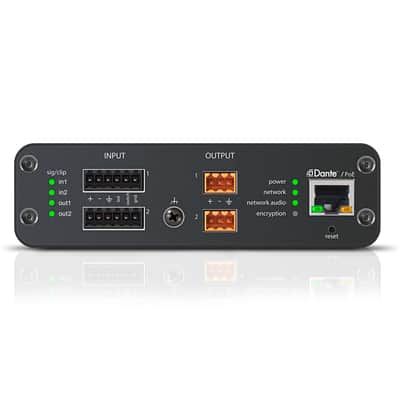 Shure ANI22-BLOCK 2-Channel Audio Network Interface - Open Box, Mint imagen 3