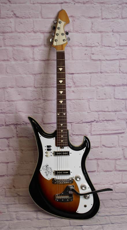 👀 1967 Teisco Spectrum 2 - Sunburst - Very Clean ! image 1