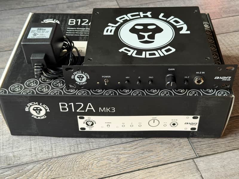 Immagine Black Lion Audio B12A MKIII Microphone Preamp 2020 - Black - 1