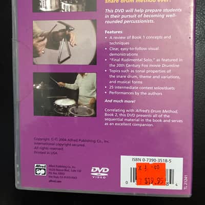 Alfred Music Alfred’s Drum Method Book 2 DVD 2004 - Purple-ish image 2