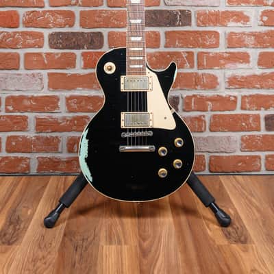 Gibson Custom Shop Les Paul Standard GC '60 Aged Black Over Frost Blue 2016 w/OHSC image 4
