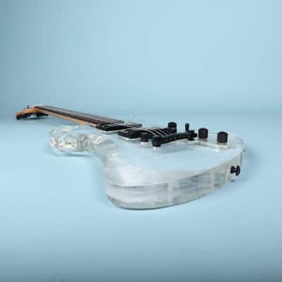 B.C. Rich Mockingbird Acrylic Limited Edition Electric Guitar Clear image 6