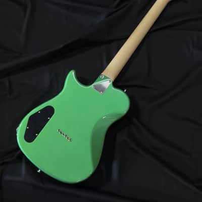 OOPEGG Teressa "Prototype" 12 strings S-S-S w. Fixed Bridge / Lime Green Metallic image 5