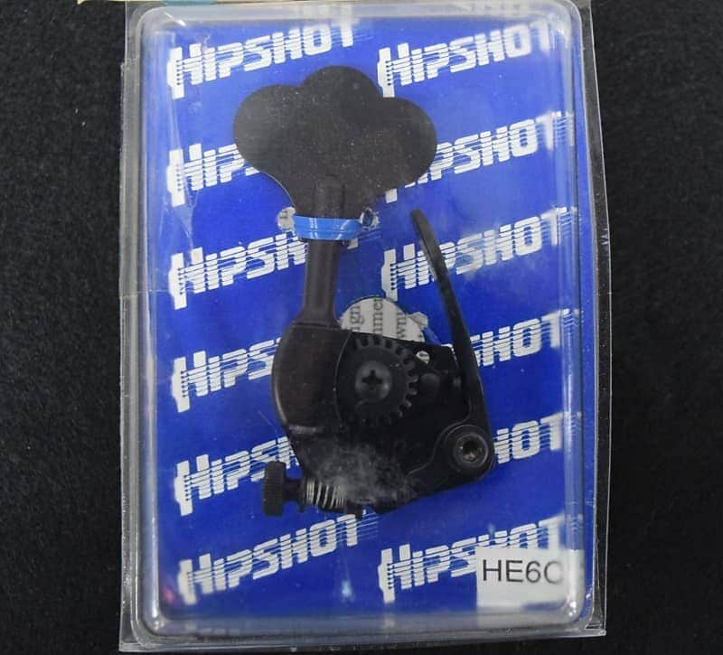 Hipshot (Black) HE 6 C Drop-D tuner for Bass image 1