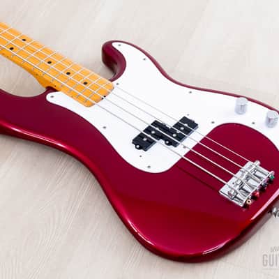 2011 Fender Precision Bass ‘57 Vintage Reissue PB57 Candy Apple Red Near-Mint, Japan MIJ image 10